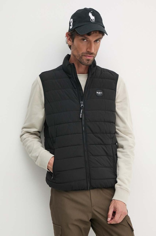 Prsluk Pepe Jeans TOBY Planet friendly crna PM403028