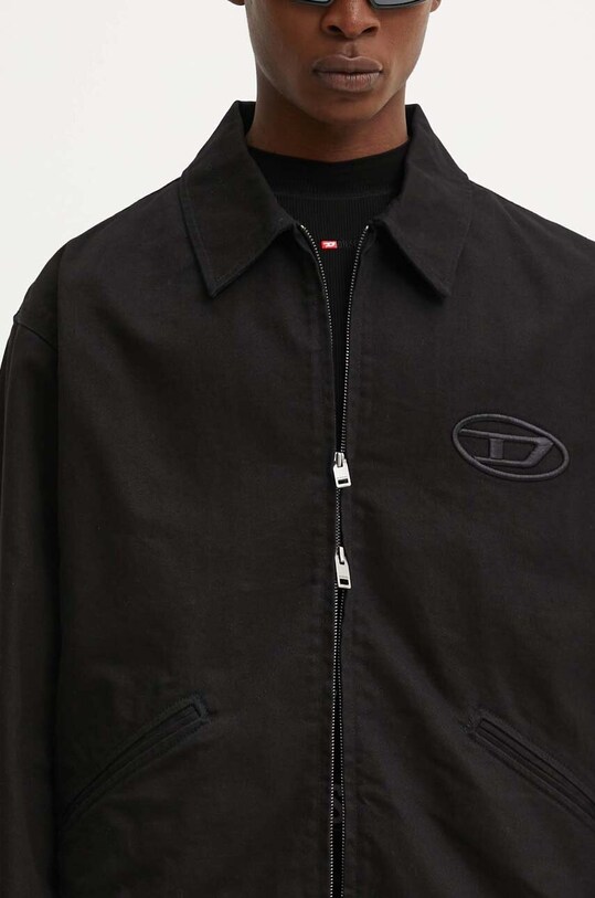 Diesel kurtka jeansowa J-TAYLOR-BLEACH czarny A14147.0LIBQ
