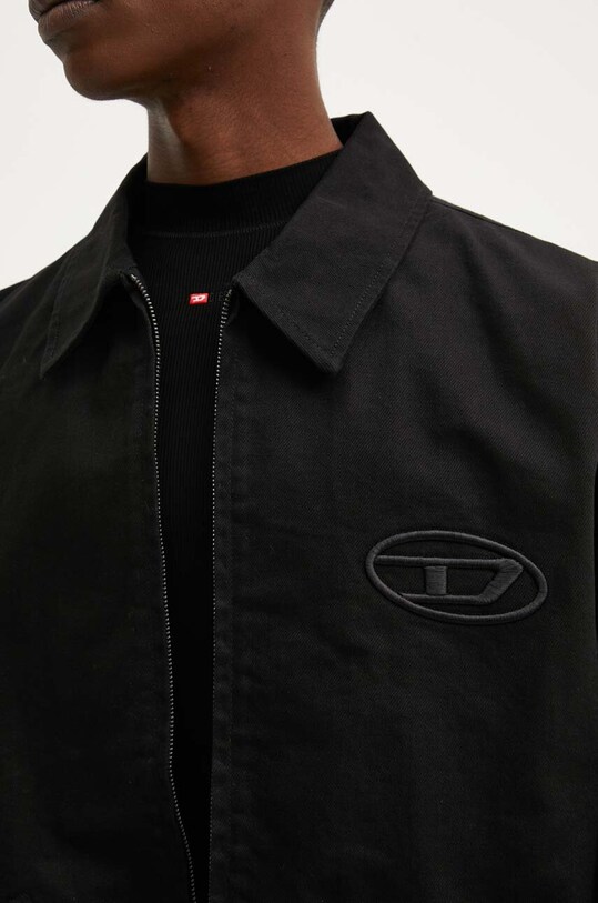 Diesel kurtka jeansowa J-TAYLOR-BLEACH A14147.0LIBQ czarny