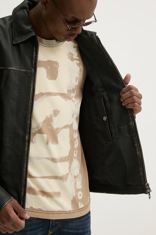 Kožna jakna Diesel L-BLIXIA A14324.0PITR crna