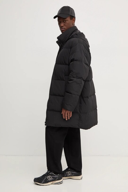 Diesel kurtka puchowa W-RAVEEL-LONG A14402.0GHBZ czarny AW24