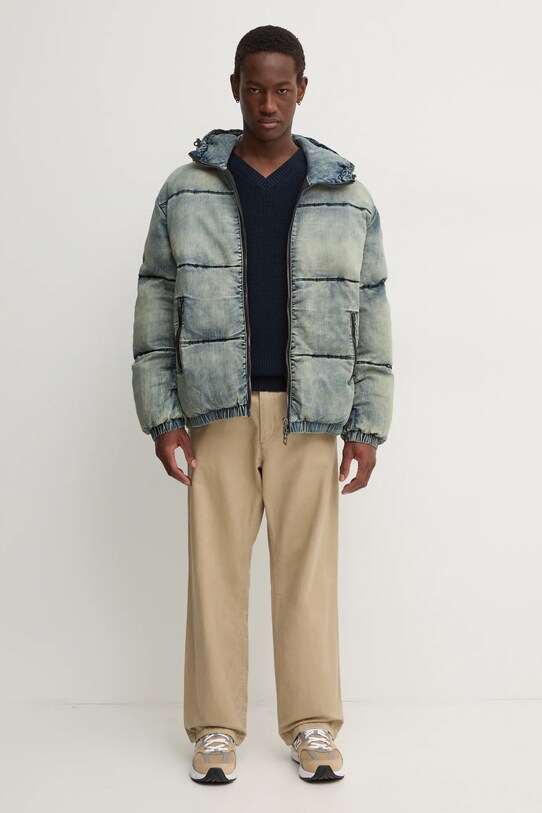 Куртка Diesel W-MONS A14510.0SKAI голубой AW24