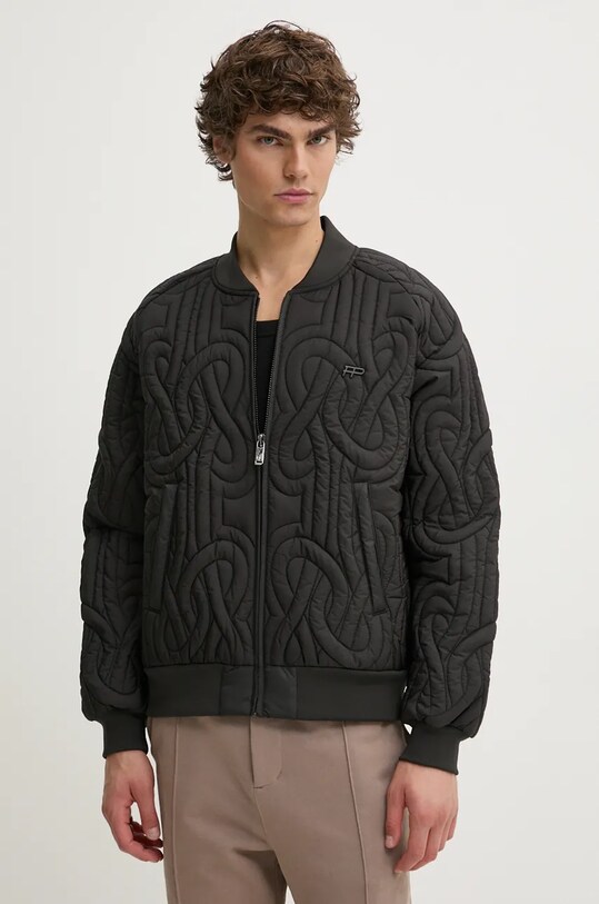 Filling Pieces kurtka bomber bez kaptura czarny 99400151861