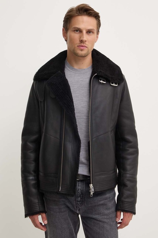 IRO geaca de piele negru MP137RAITO