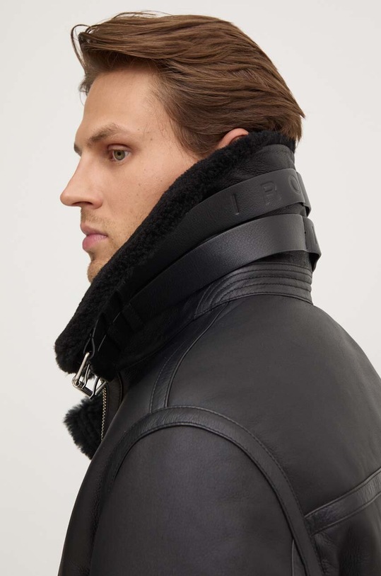 IRO geaca de piele MP137RAITO negru