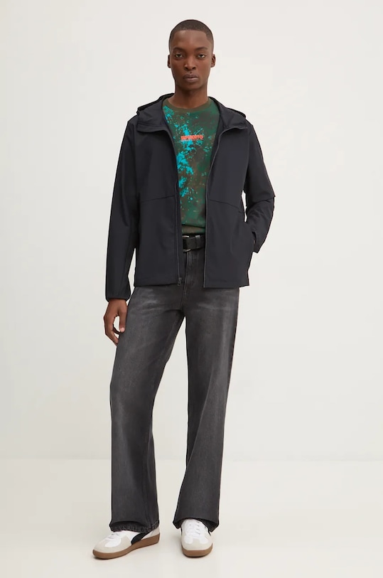 Μπουφάν Hollister Co. KI332.4060.900 μαύρο AW24