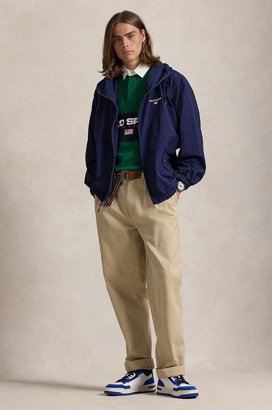 Polo Ralph Lauren kurtka przeciwdeszczowa 710961162 granatowy