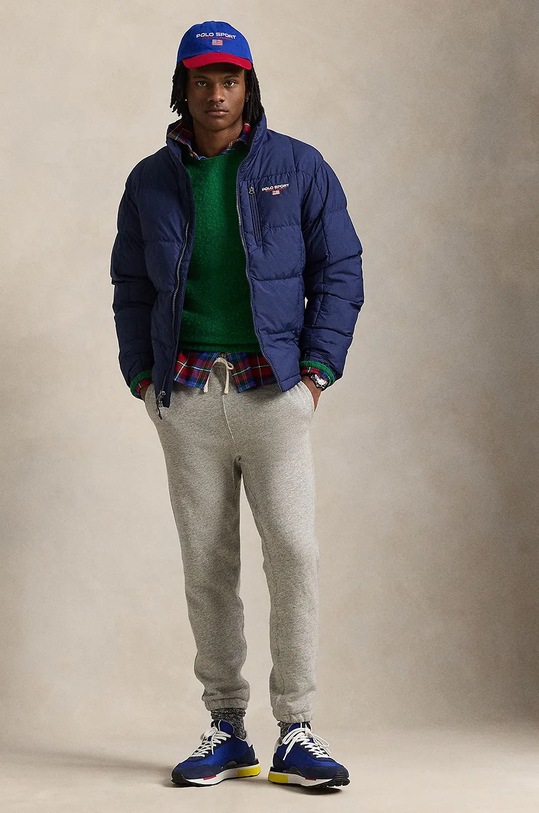 Odzież Polo Ralph Lauren kurtka 710961163 granatowy