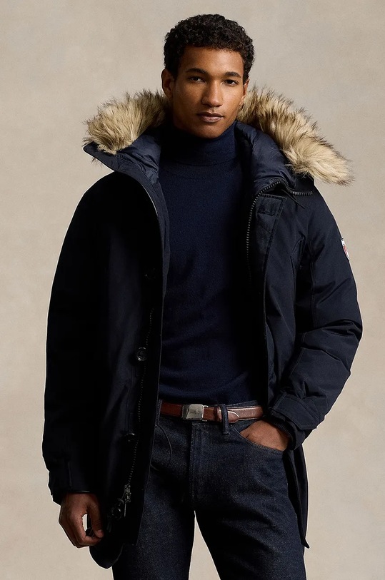 Polo Ralph Lauren kurtka puchowa pozostałe granatowy 710940235