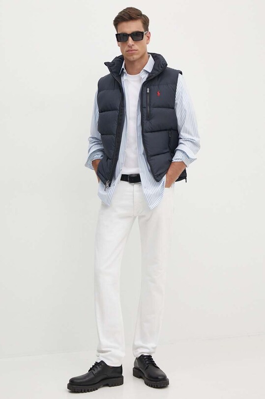 Polo Ralph Lauren vesta de puf 710940236 negru AW24
