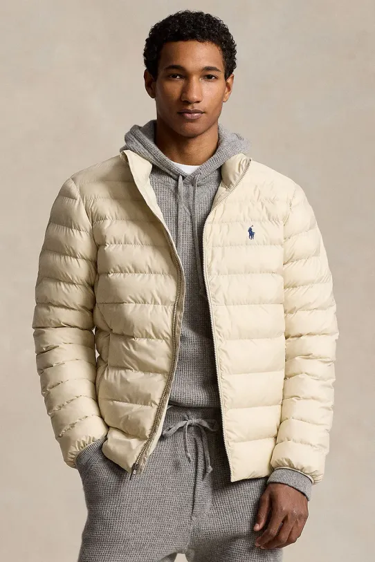 Bunda Polo Ralph Lauren zateplené béžová 710949955