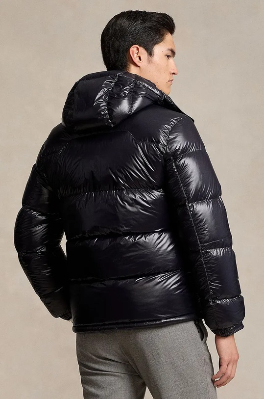 Μπουφάν με επένδυση από πούπουλα Polo Ralph Lauren 710950912 μαύρο AW24