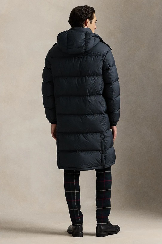Пухено яке Polo Ralph Lauren 710962406 черен AW24