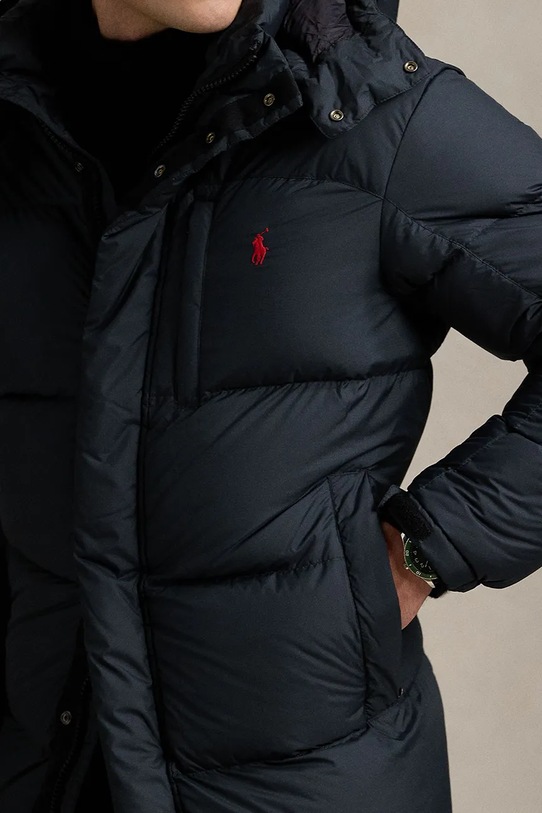 Пухено яке Polo Ralph Lauren 710962406 черен