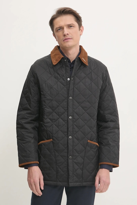 Куртка Barbour 30th Anniversary Liddesdale Quilted Jacket слегка утеплённая модель чёрный MQU1816