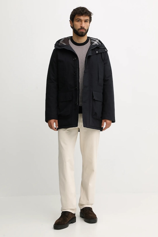 Barbour kurtka Winter Beaufort Waterproof Parka MWB1126 granatowy AW25