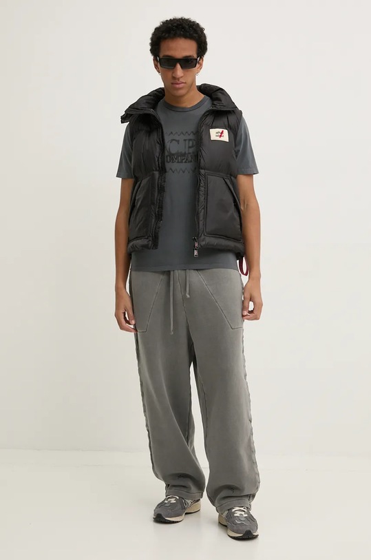 After Label vesta de puf LOSANNAN051 negru AW24