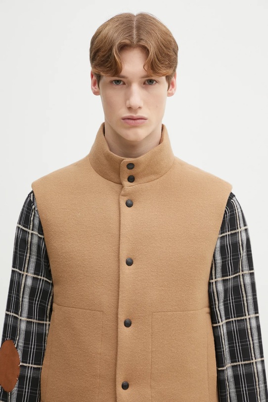 Αμάνικο από πούπουλα Paul Smith καφέ M1R.058Z.N02472