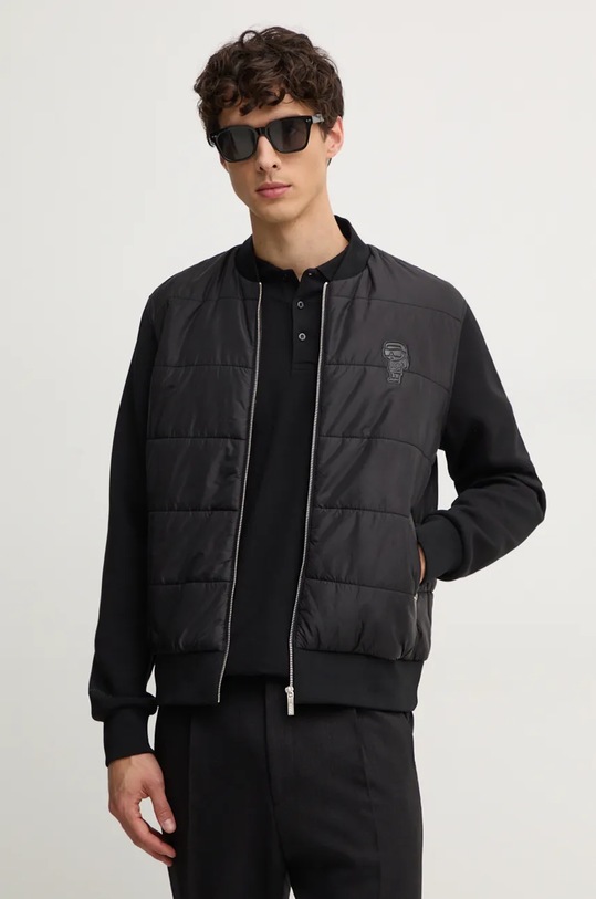 Karl Lagerfeld kurtka bomber czarny 544561.505062
