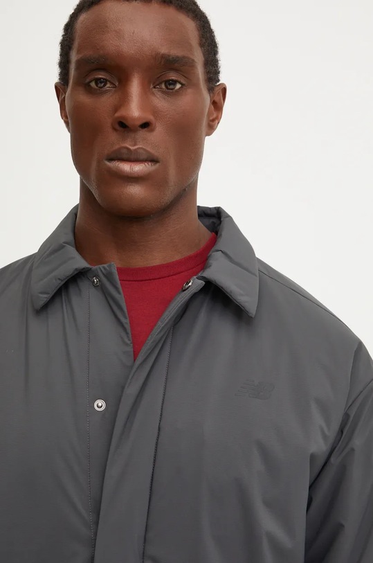 Bunda New Balance Coaches Jacket šedá MJ43504ACK