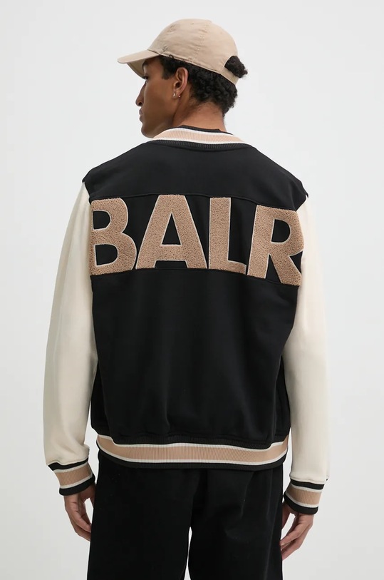 Odzież BALR. bluza bawełniana Game Day B138A.1001 czarny