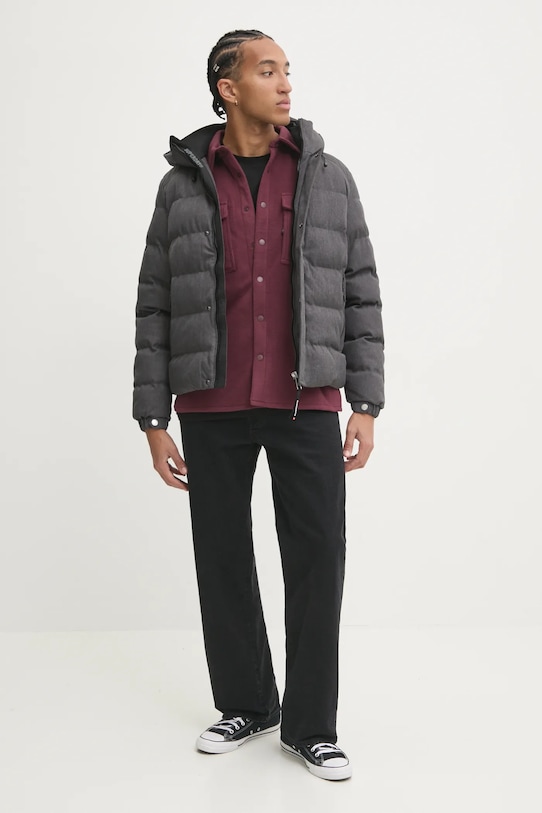 Bunda Superdry M5011898A.07Q šedá AW24