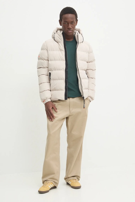 Яке Superdry M5011905A.7MO бежов AW24