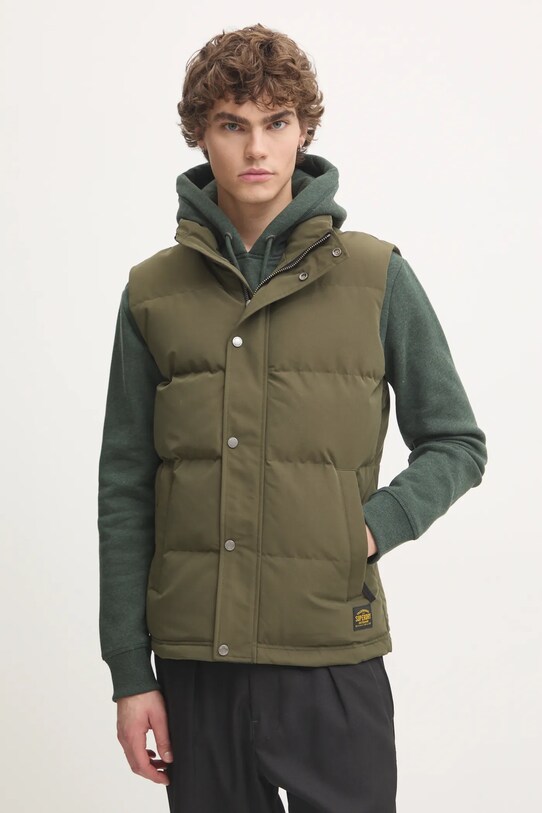 Superdry vesta cu captuseala verde M5012151A.1KM