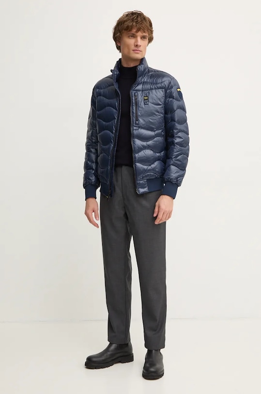 Péřová bunda Blauer 24WBLUC03031 námořnická modř AW24