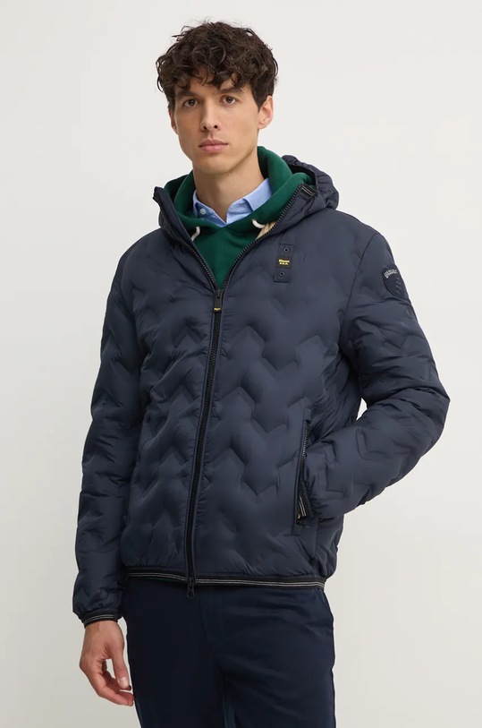 Péřová bunda Blauer s podšívkou námořnická modř 24WBLUC03125