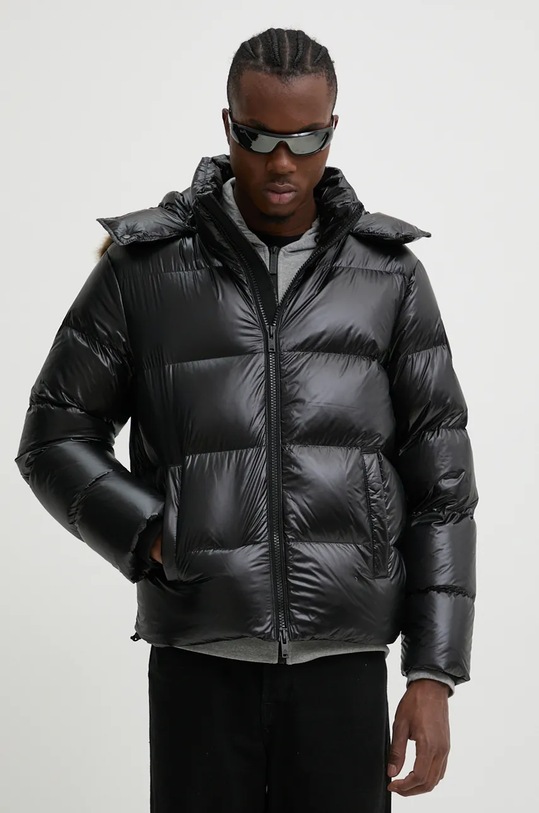 MOOSE KNUCKLES piumino foderato nero M34MJ144S