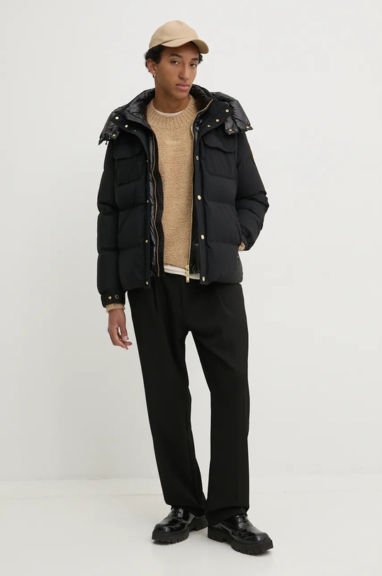 Péřová bunda MOOSE KNUCKLES M34MJ199G černá AW24