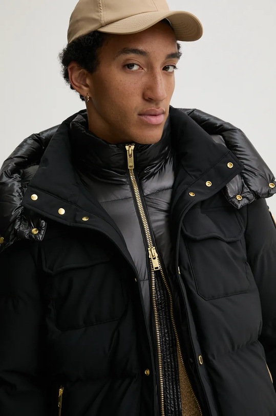 Péřová bunda MOOSE KNUCKLES M34MJ199G černá