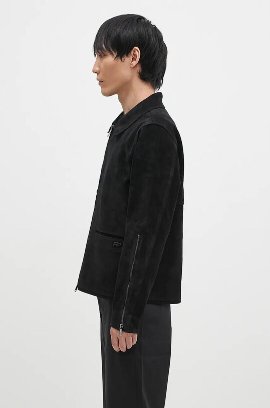 Замшева куртка Filling Pieces Leather Jacket Suede 75922791861 чорний AW24