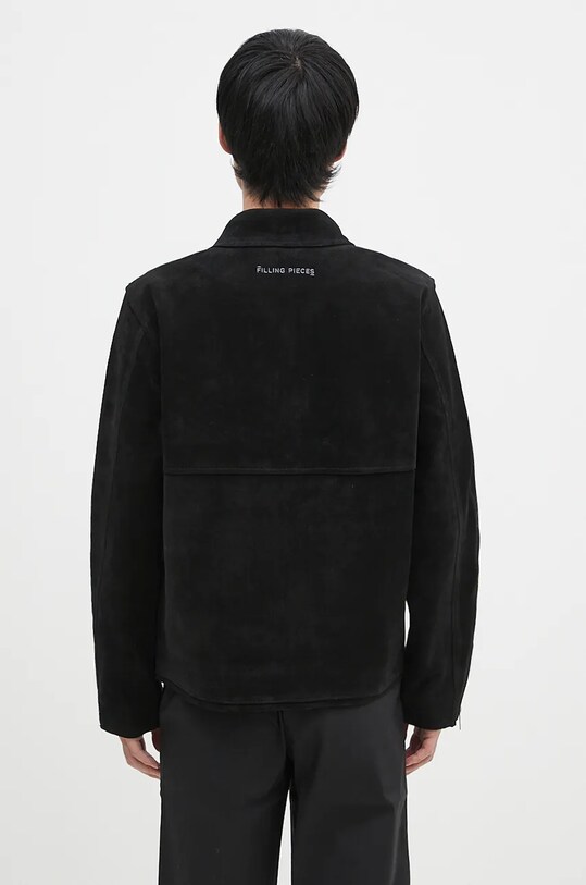Одяг Замшева куртка Filling Pieces Leather Jacket Suede 75922791861 чорний