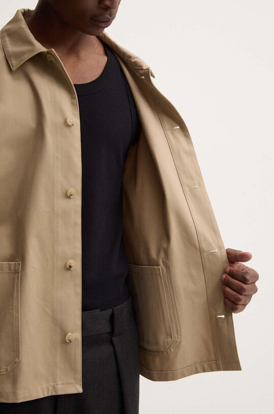 Куртка A.P.C. veste kerlouan logo COGEW.H03205 бежевый