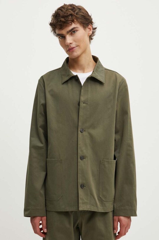 A.P.C. geaca veste kerlouan logo necaptusit verde COGEW.H03205