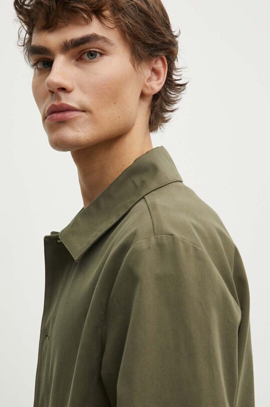 Jakna A.P.C. veste kerlouan logo zelena COGEW.H03205