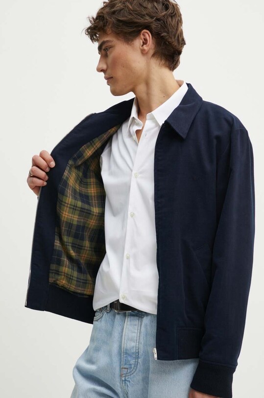 Хлопковая куртка A.P.C. blouson gilles COHAK.H02706 тёмно-синий