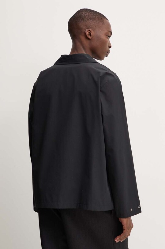 Îmbrăcăminte A.P.C. geacă cu aspect de cămașă blouson regis PSAJB.H02960 negru