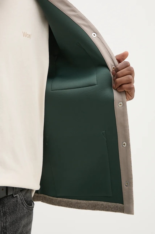 A.P.C. kurtka z domieszką wełny veste aurelien PSAFU.H22200