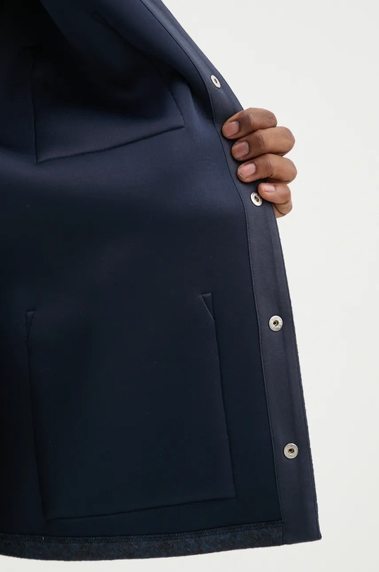 A.P.C. geaca din amestec de lana veste aurelien PSAFU.H22200