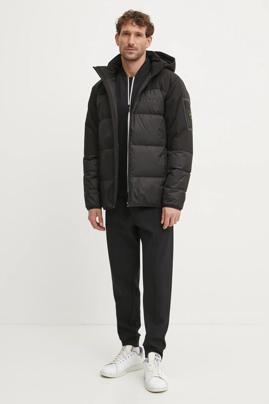 Пухова куртка Boss Green 50522660 чорний AW24