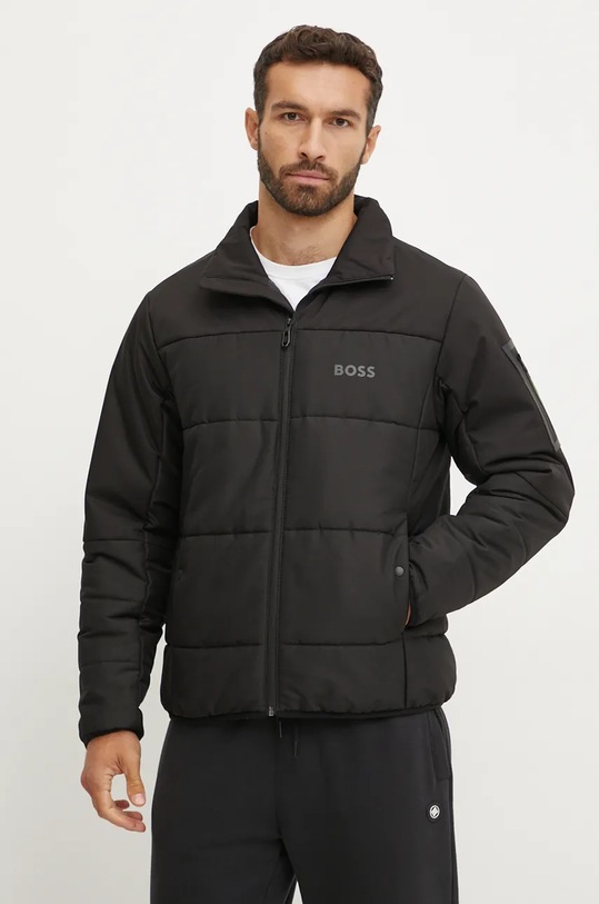 Boss Green geaca cu captuseala negru 50522668