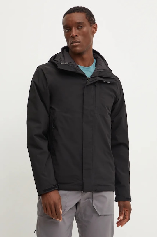 Sportovní bunda The North Face Carto Triclimate s podšívkou černá NF0A5IWI4H01