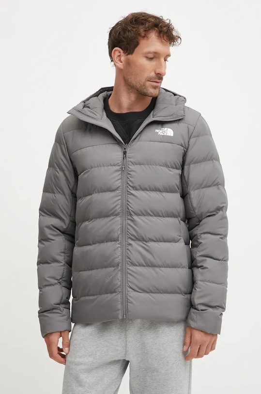 The North Face rövid kabát Aconcagua 3 szigetelt szürke NF0A84I10UZ1