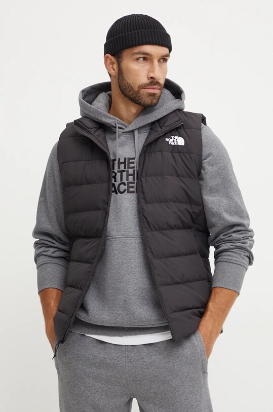 The North Face bezrękawnik puchowy Aconcagua 3 Vest bez kaptura czarny NF0A84IK4H01