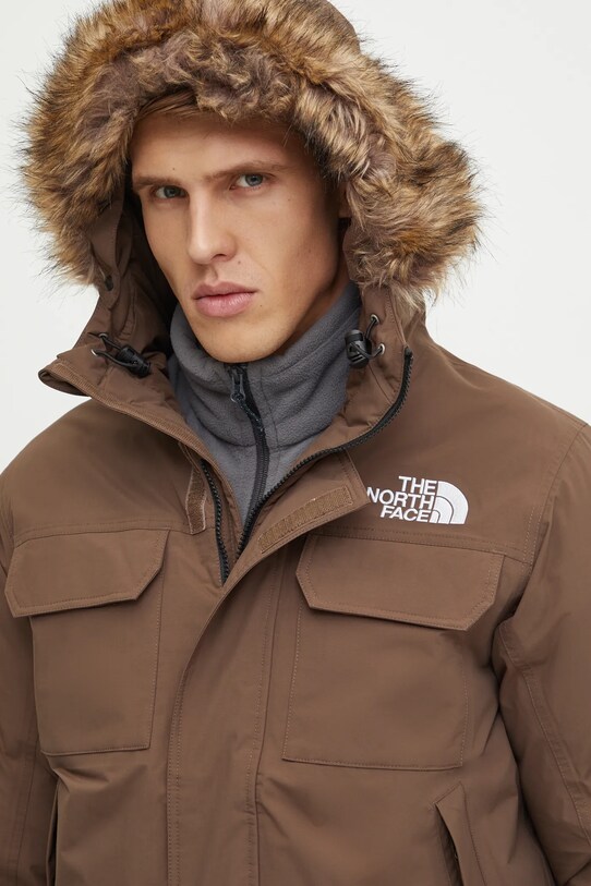 The North Face kurtka puchowa McMurdo Bomber brązowy NF0A5GD91OI1