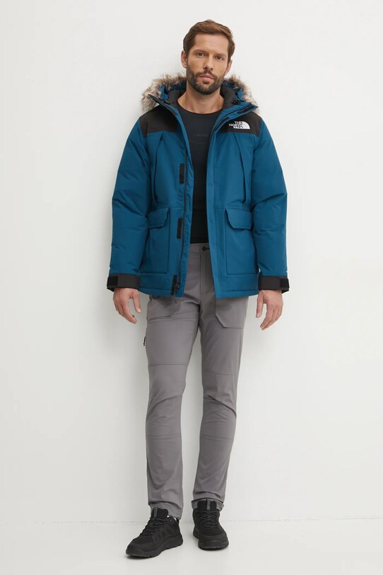 The North Face kurtka puchowa McMurdo NF0A5GJF5LO1 turkusowy AW24