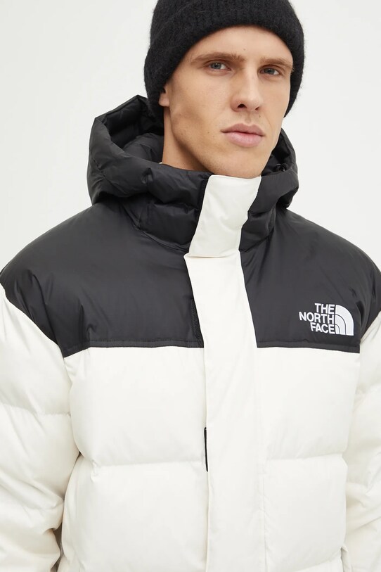 The North Face kurtka puchowa Nuptse beżowy NF0A832JROU1